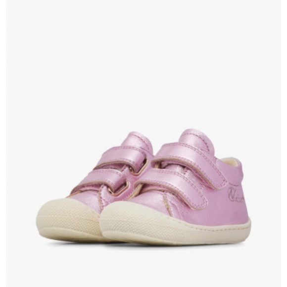 NWT NATURINO COCOON VL First-steps leather and suede shoes in Bright pink - Picture 1 of 16